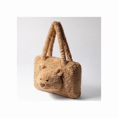 Jellycat Bartholomew Bear Tote Bag New Zealand | WJHUV6487